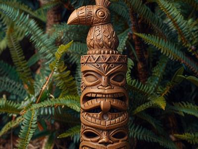 Triple Tiki Statue – Paint Your OWn