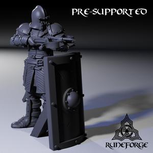 City Guard – Crossbow and optional Pavise