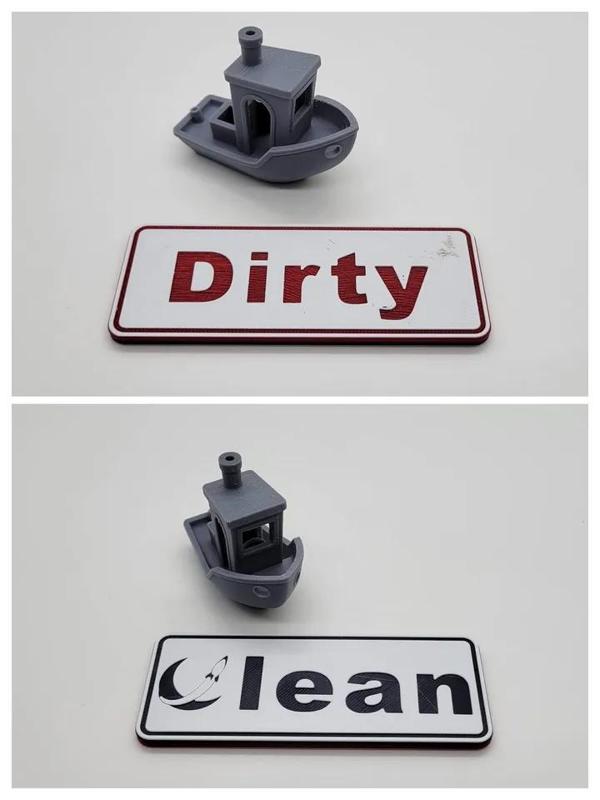 Dishwasher Status Indicator Magnet - Two Sided, No AMS Needed   