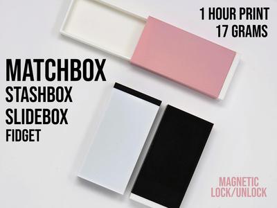 Matchbox – Magnetic Slider Stash Box