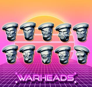 Militant Miners heads! They’re in the army now! (10 heads)