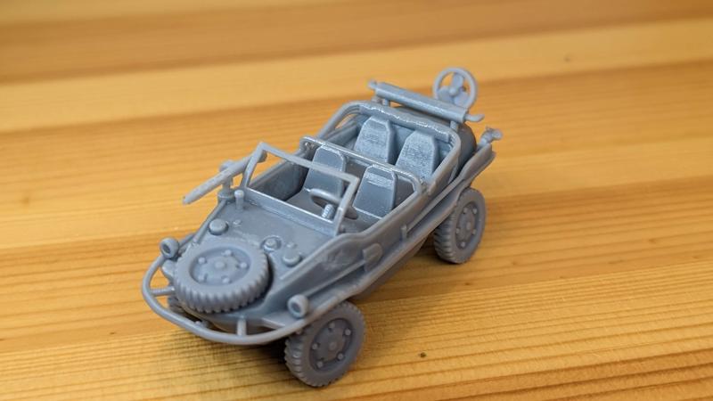 VW Type 166 (VW Schwimmwagen) (Amphibious, Germany, WW2)