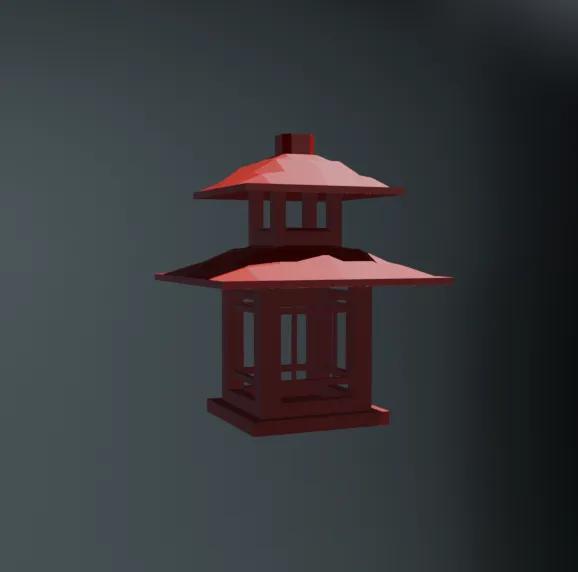 Japanese inspired lantern