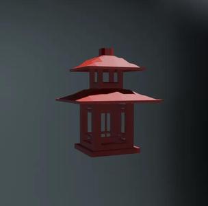 Japanese inspired lantern