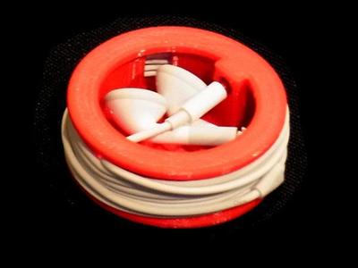 Earplug Cable Tidy-  Protects Earplugs and secures the cable