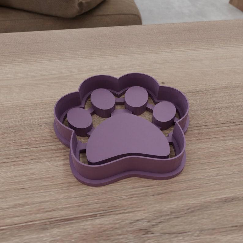 3D Paw Cookie Cutter for Kids with 3D Print Stl Files & Dog Paw, 3D Printing, Cat Paw, Cake Cutters, Dog Paw Print, Cookie Mold, Paw Print