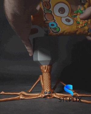 Candy Dispenser Articulated Bacteriophage