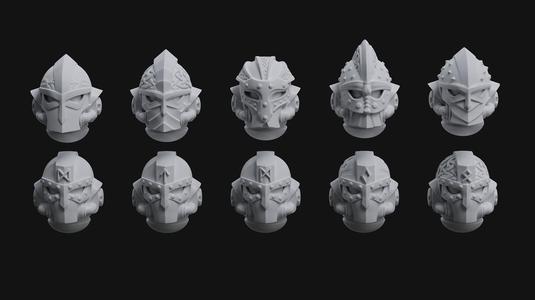SPACE VIKINGS HELMETS