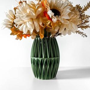 The Reni Vase STL 3D Print File, Digital Download for 3D Printing, Home Decor Vase for Flowers and Plants