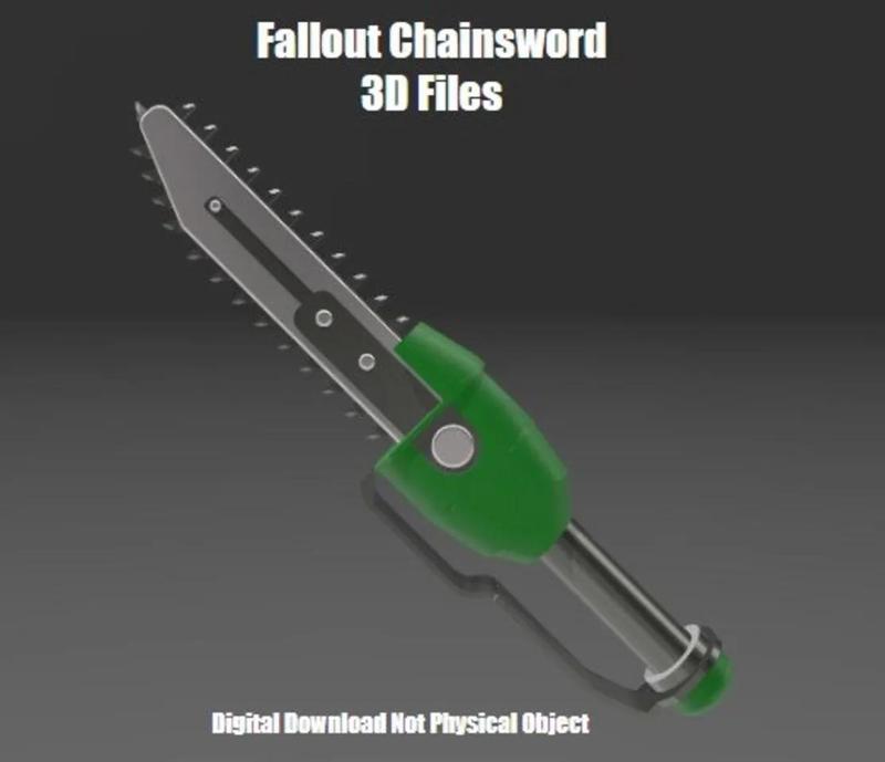 Fallout Ripper Chainsaw Sword(3mf)