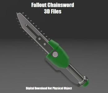 Fallout Ripper Chainsaw Sword(3mf)