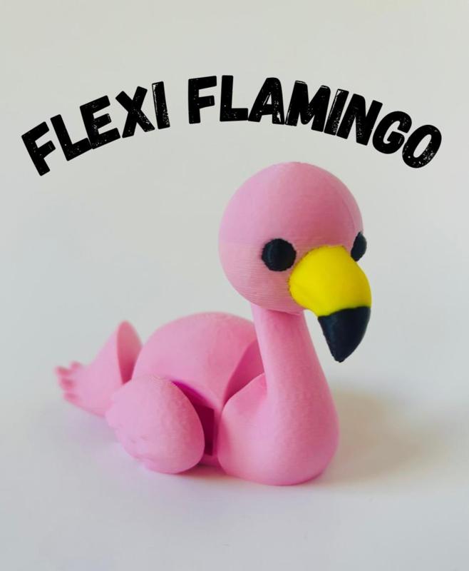 Flexi Flamingo – Articulated Fidget Flamingo