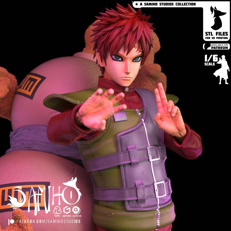 Samiho Studios – Gaara 4th Ninja War – STLs ready for printing