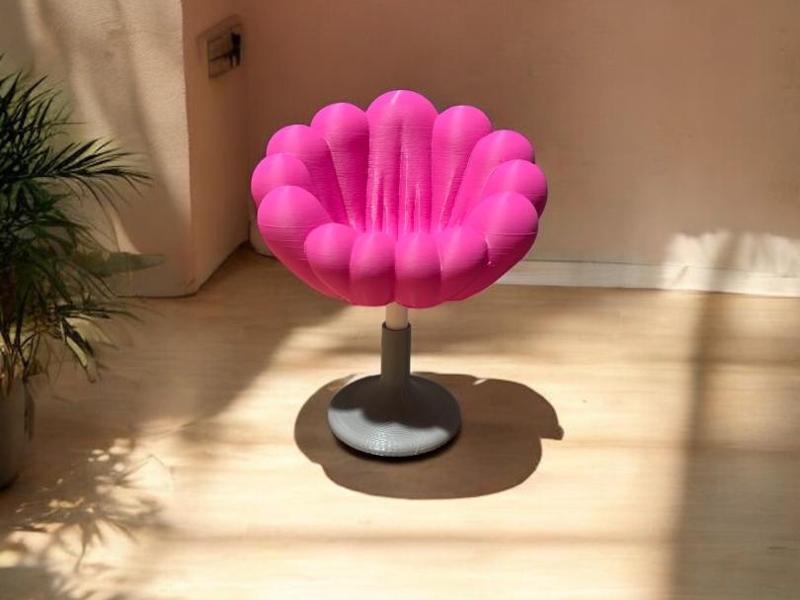 Bubble Swivel Chair & Pouf for Barbie House dolls