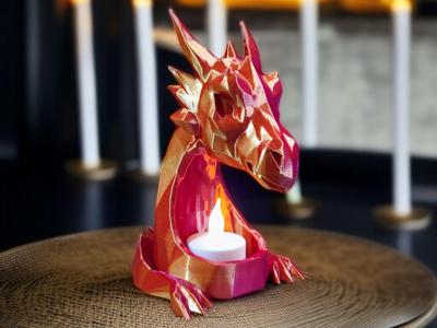 Dragon Flame Candle Holder