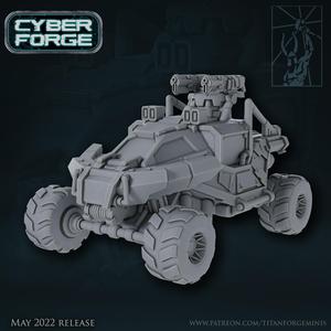 Cyber Forge Red vs Blue Wardog Jeep