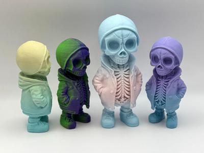 Spooky Hooded Skeleton