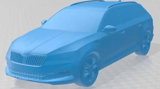 Skoda Superb Scout 2020 Printable Car