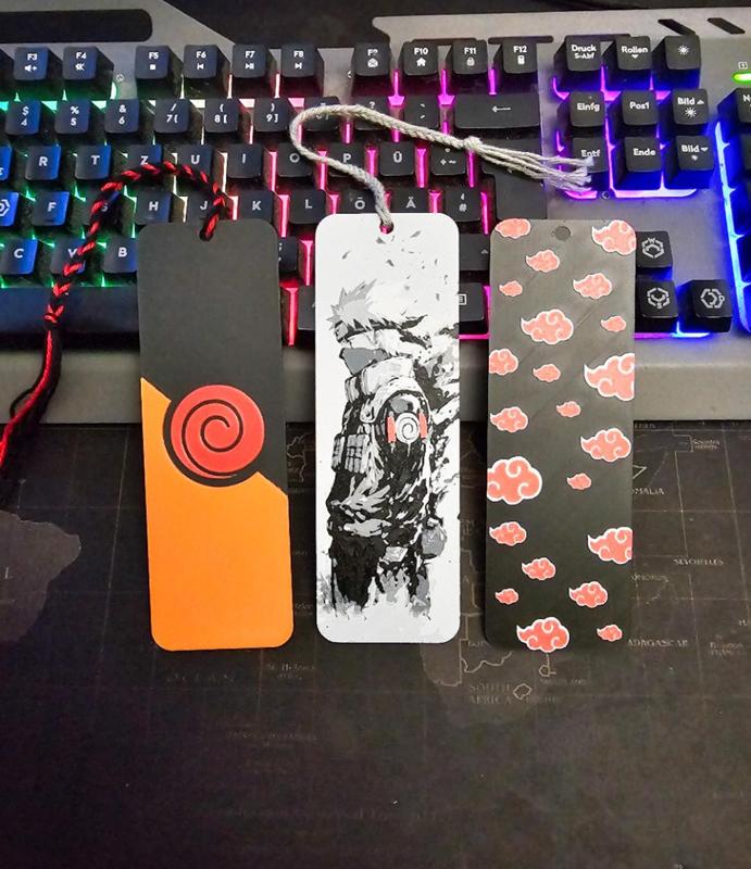 Naruto Bookmark collection – HueForge