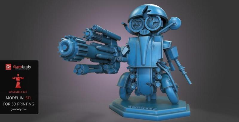 Sqweeks Autobot 3D Print Model | Assembly