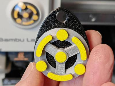 Keychain/spinner Bambu A1 Extruder Indicator