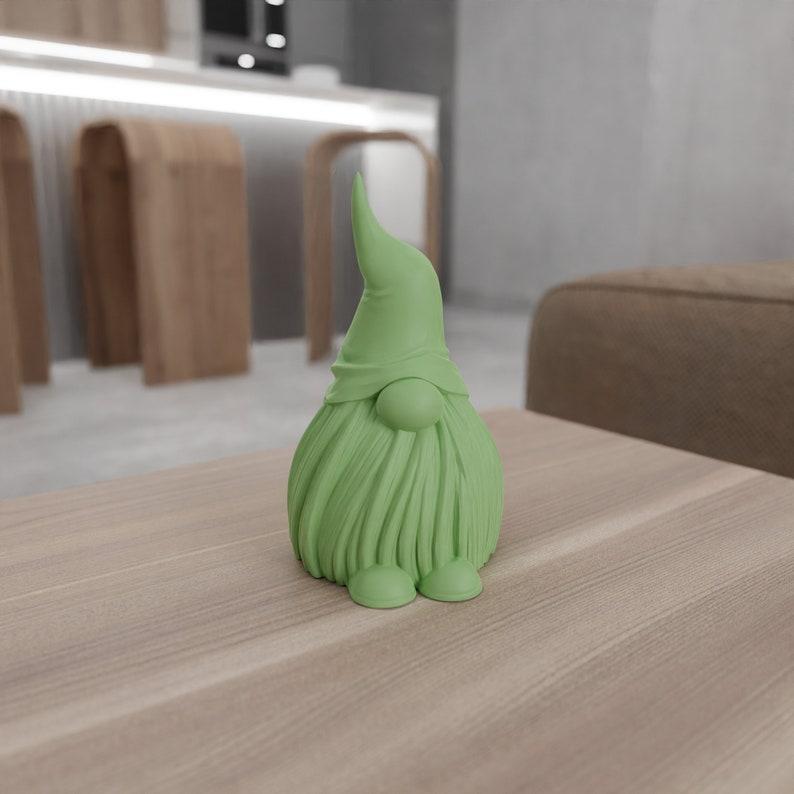 3D Gnome Stl Decor with 3D Stl Files and Gifts for Her & Home Decor, 3D Prints, One of a Kind, 3D Printed Decor, Decor Stl, 3D Art, Stl File