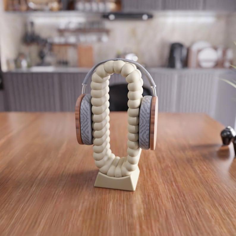 3D Headset Stand Decor as a Stl File & Personalized Stand, Music Lover, Headphone Accessories, Game Room Decor, Gaming Accessories
