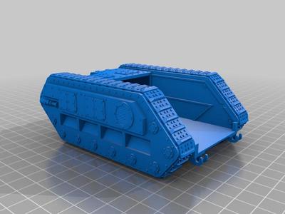 28mm Zerber tank chassis