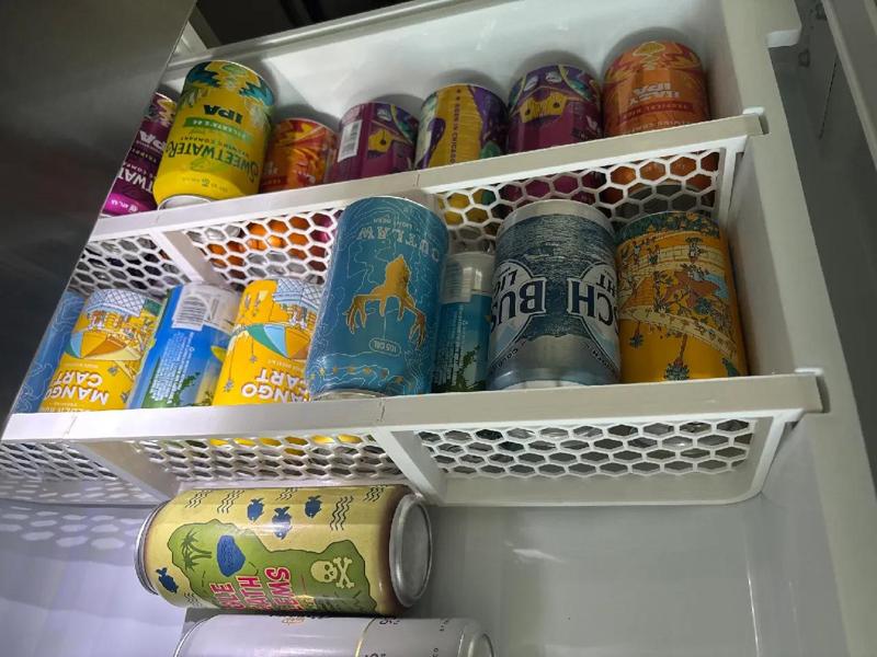 Refrigerator Drawer Divider for LG Fridge Beverage Drawer (LF30H8210S etc)