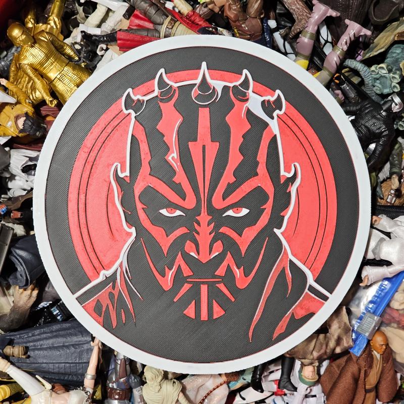 Star Wars (Inspired) “Menace Apprentice” HueForge Darth Maul