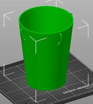 flower pot for hanging and standing on the table for artificial flowers