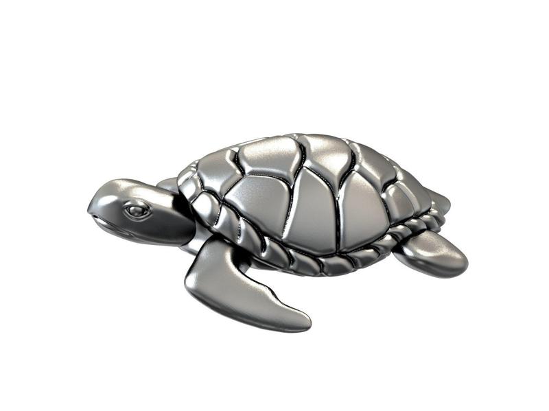 Turtle sea 3d print model