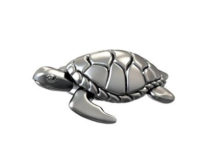 Turtle sea 3d print model