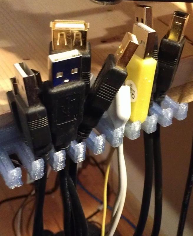 12 Slot Small Cable Holder
