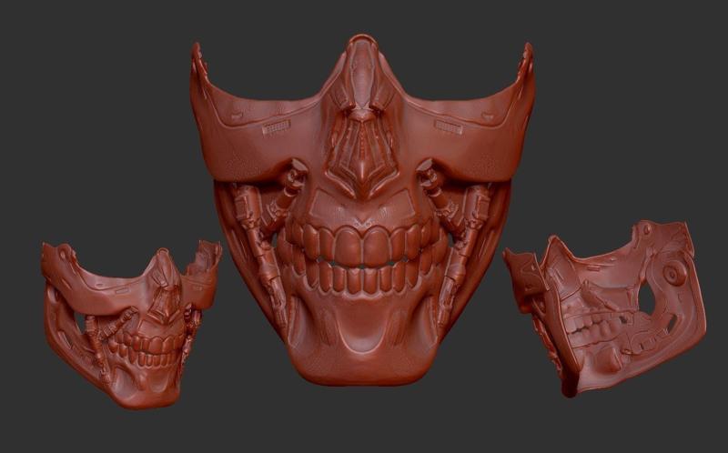 terminator t800 inspired facemask