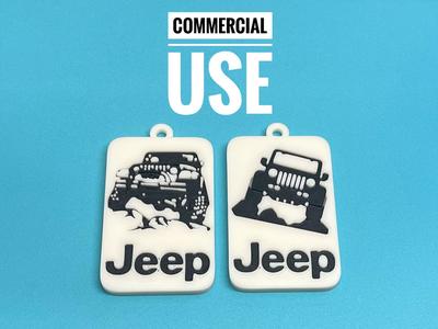 Jeep Keychains (Commercial Use)