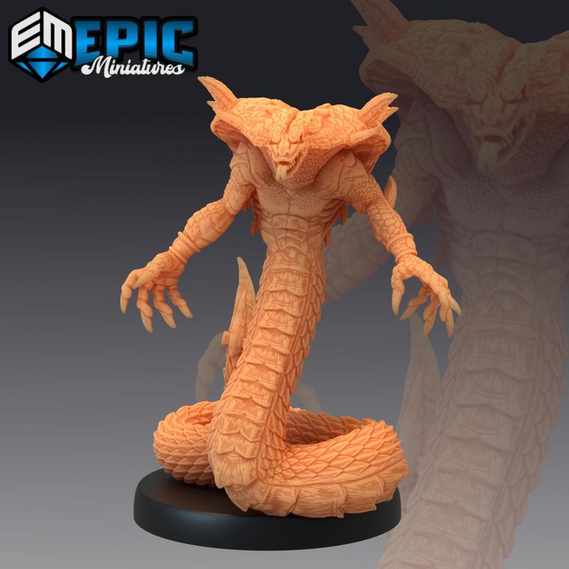 Cobra Folk / Serpent Warrior / Serpentfolk Soldier / Sand Snake / Dune Reptile / Desert Encounter