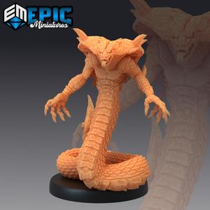 Cobra Folk / Serpent Warrior / Serpentfolk Soldier / Sand Snake / Dune Reptile / Desert Encounter