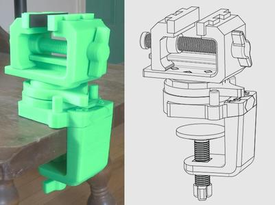 Swivelling Vise “Kermie”