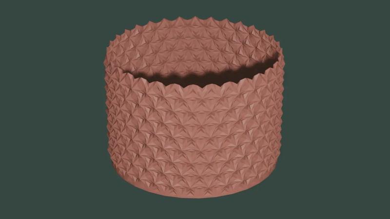 Hex star flower pot