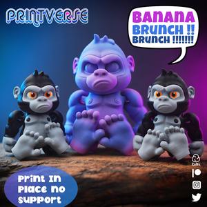Flexy Print In Place Gorilla