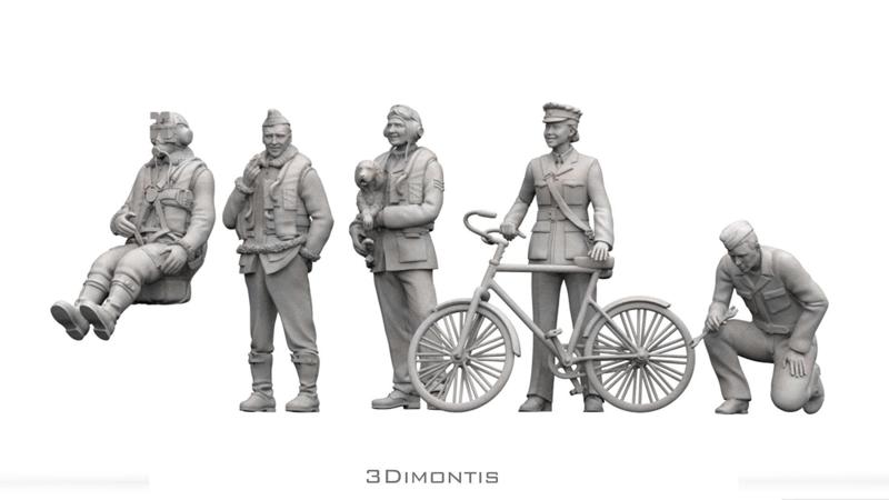 British Pilots and Ground Personnel WW2
