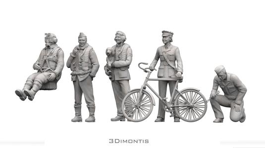 British Pilots and Ground Personnel WW2