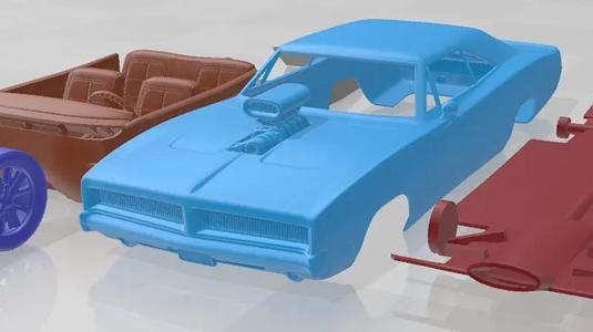Dodge Charger 1969 Custom Printable Car