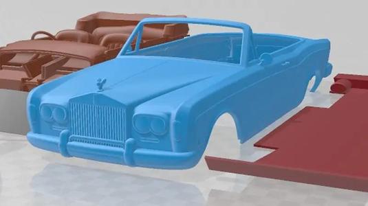 Rolls Royce Corniche 1971 Printable Car