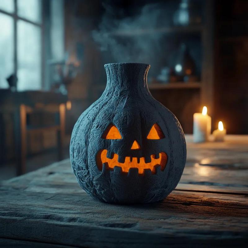 Pumpkin Head Vase