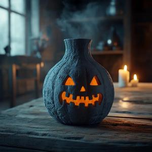 Pumpkin Head Vase