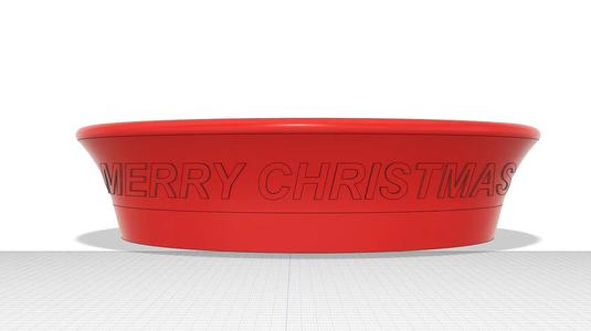 CHRISTMAS SAUCER