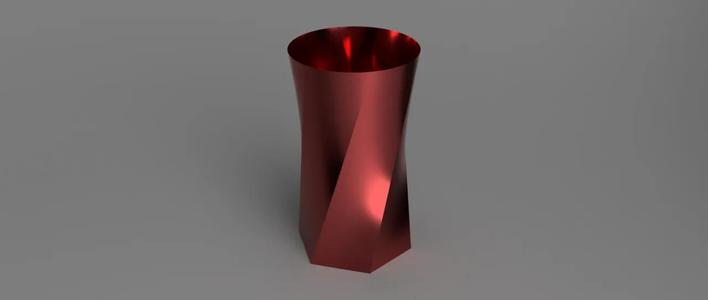 Hexagon Spiral Vase 2
