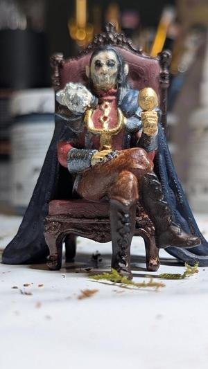Vampire Lord Strahd – Seated (DND / TTRPG)